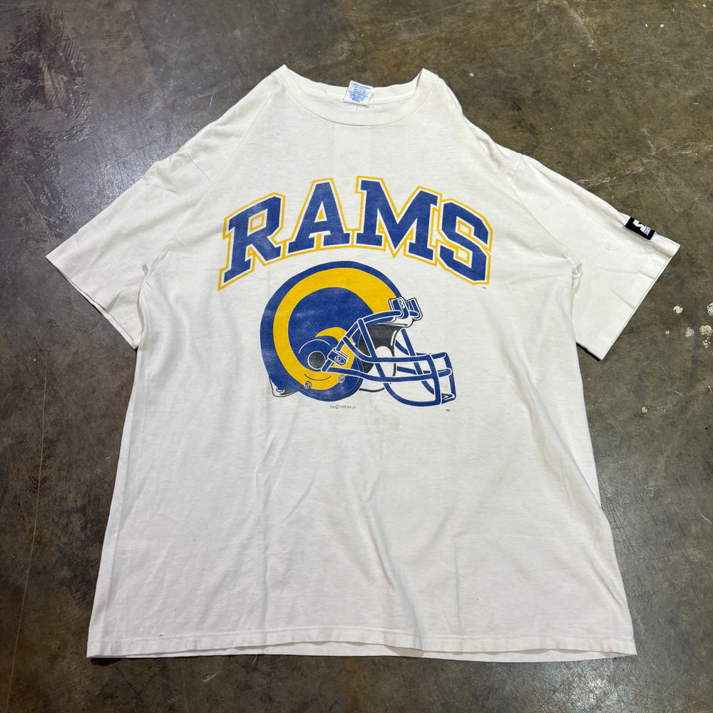 1990s Starter Rams Helmet Graphic T-Shirt (L)