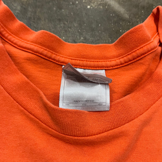 Nike Orange Swoosh LS Tee