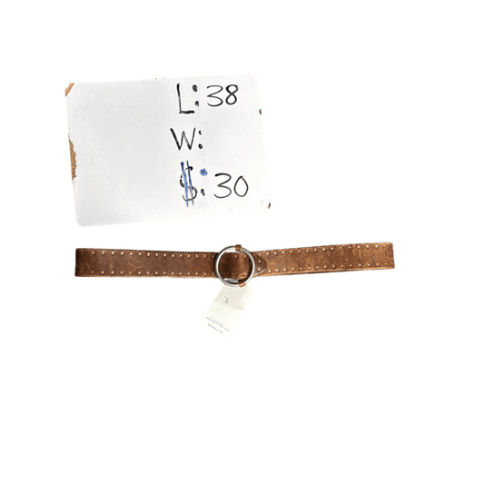 J.Crew Leather Grommet Belt - Brown (38)