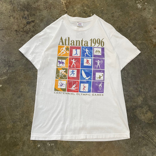 Atlanta 1996 Olympics Rainbow Sports Tee