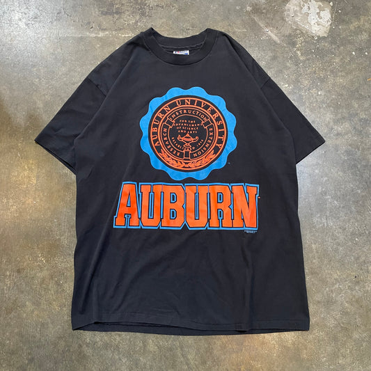 Auburn Neon Seal Black tee