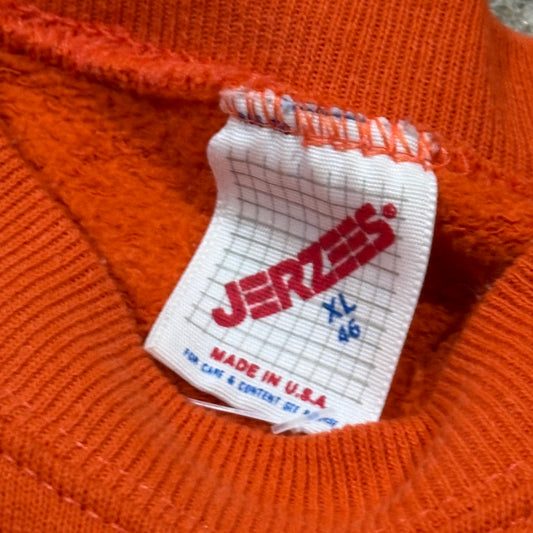Simple Auburn Embroidered Jerzees Crewneck