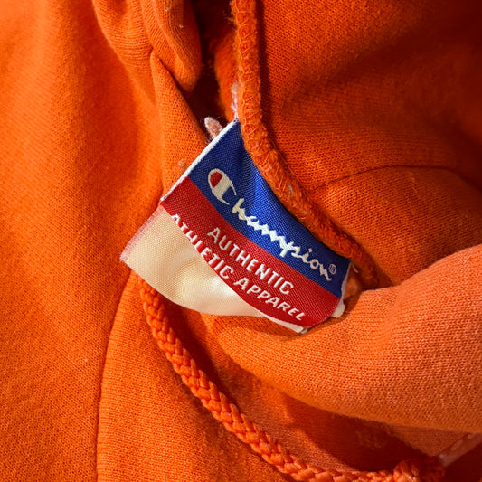Auburn Arch Logo Champion Hoodie Orange