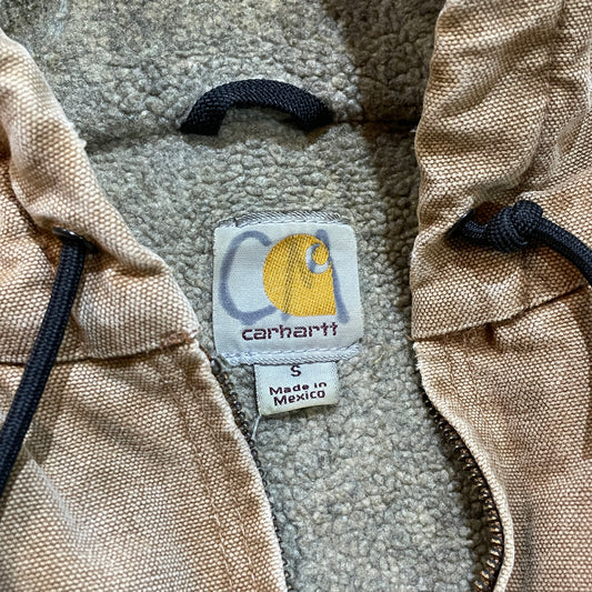 Tan Carhartt Hooded Jacket2