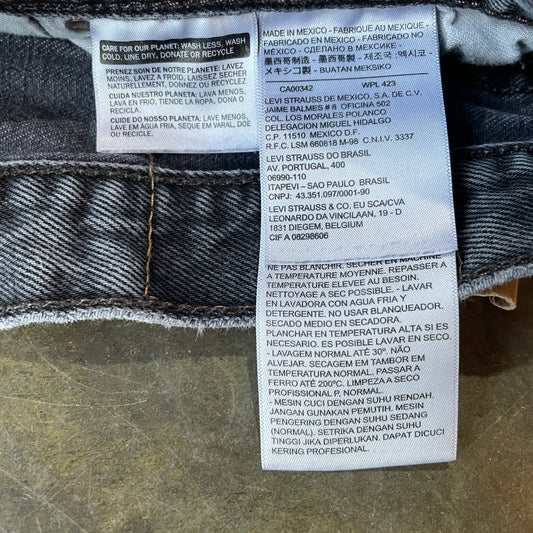 Faded Black Levis 501