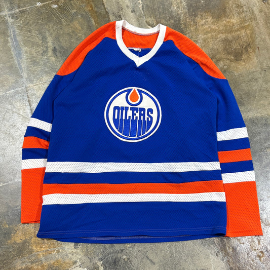Oilers Hockey Jersey Cut Tag