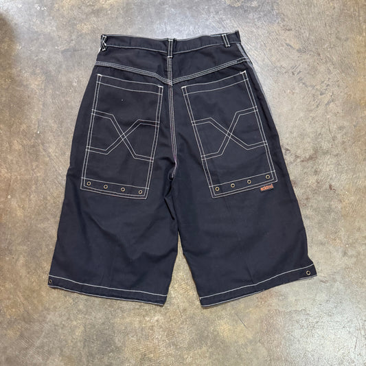 Black Ecko Canvas Shorts