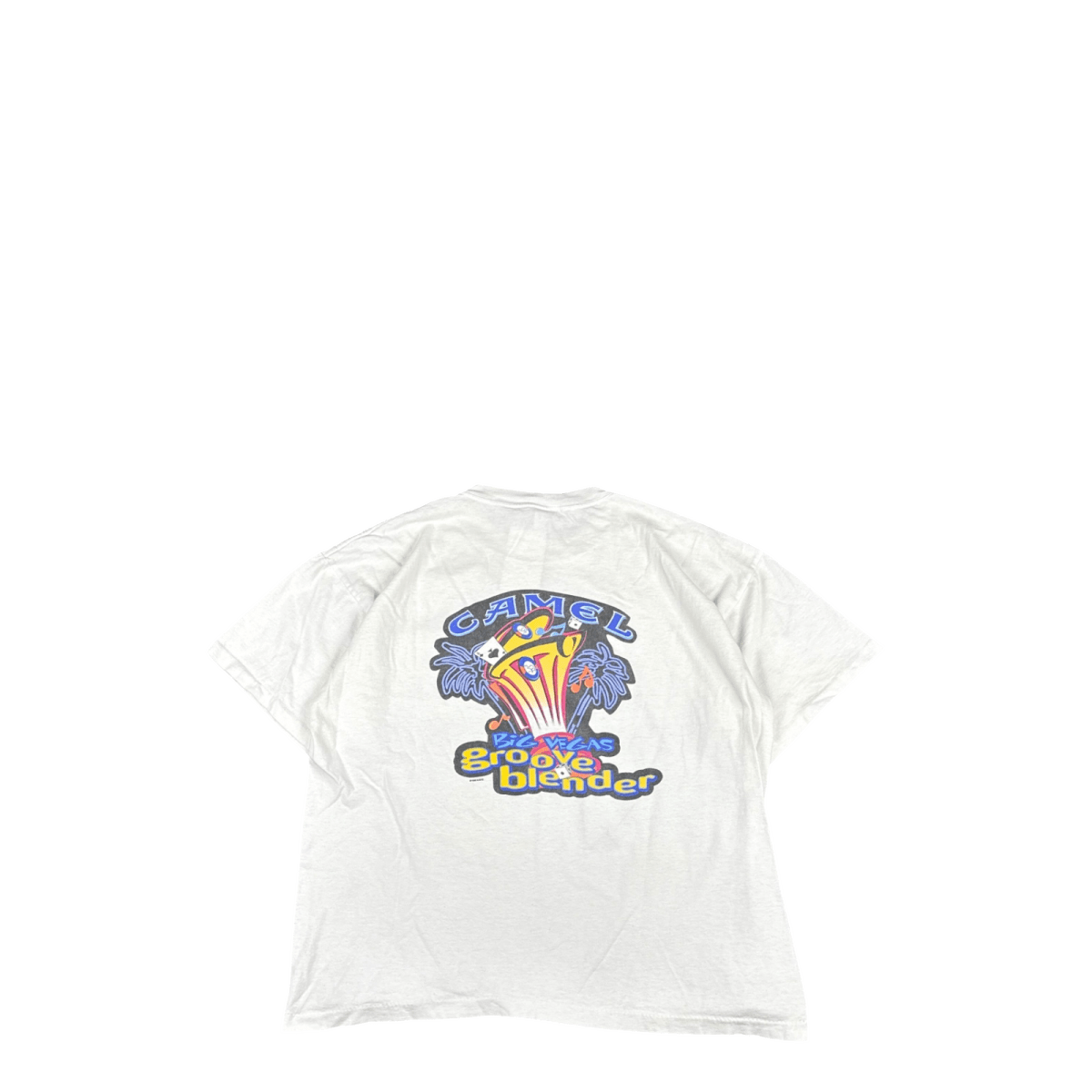 Camel Groove Blender T-Shirt - White (XL)