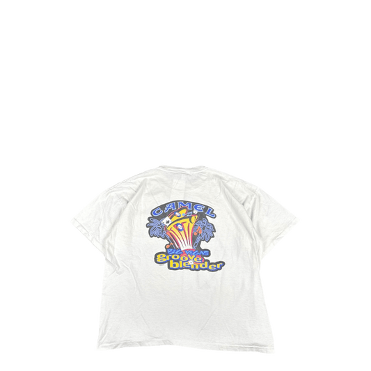 Camel Groove Blender T-Shirt - White (XL)