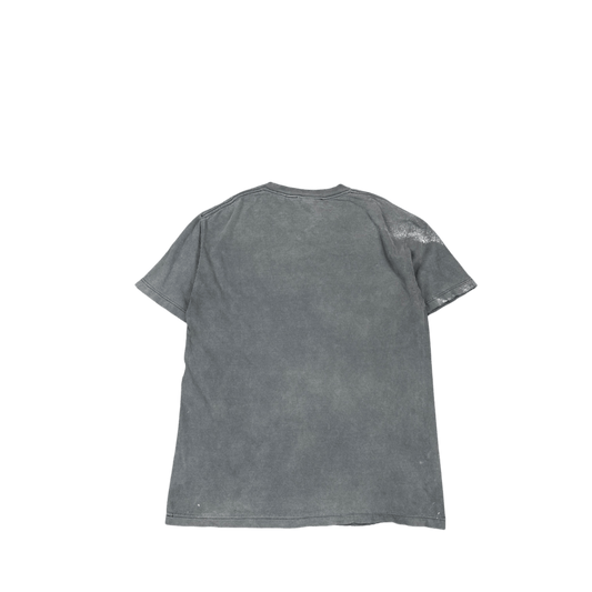 Skull Motocross Graphic Tee - Faded Black (M)