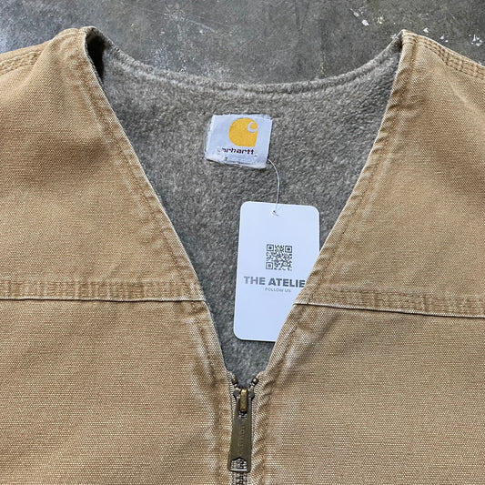Tan Fleece Lined Carhartt Vest38