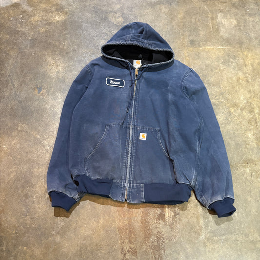 Navy Richard Carhartt Hooded Jacket