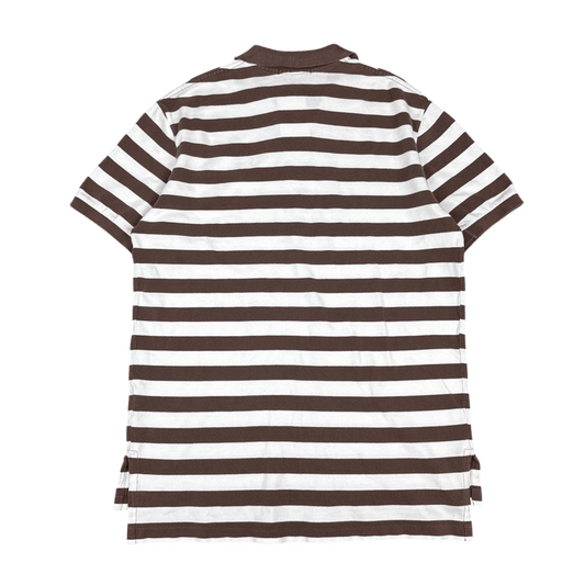 Polo by Ralph Lauren Striped Polo - Brown/White (L)