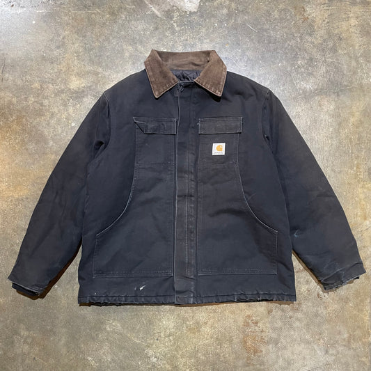 Carhartt Brown Collar Black Chore Coat64