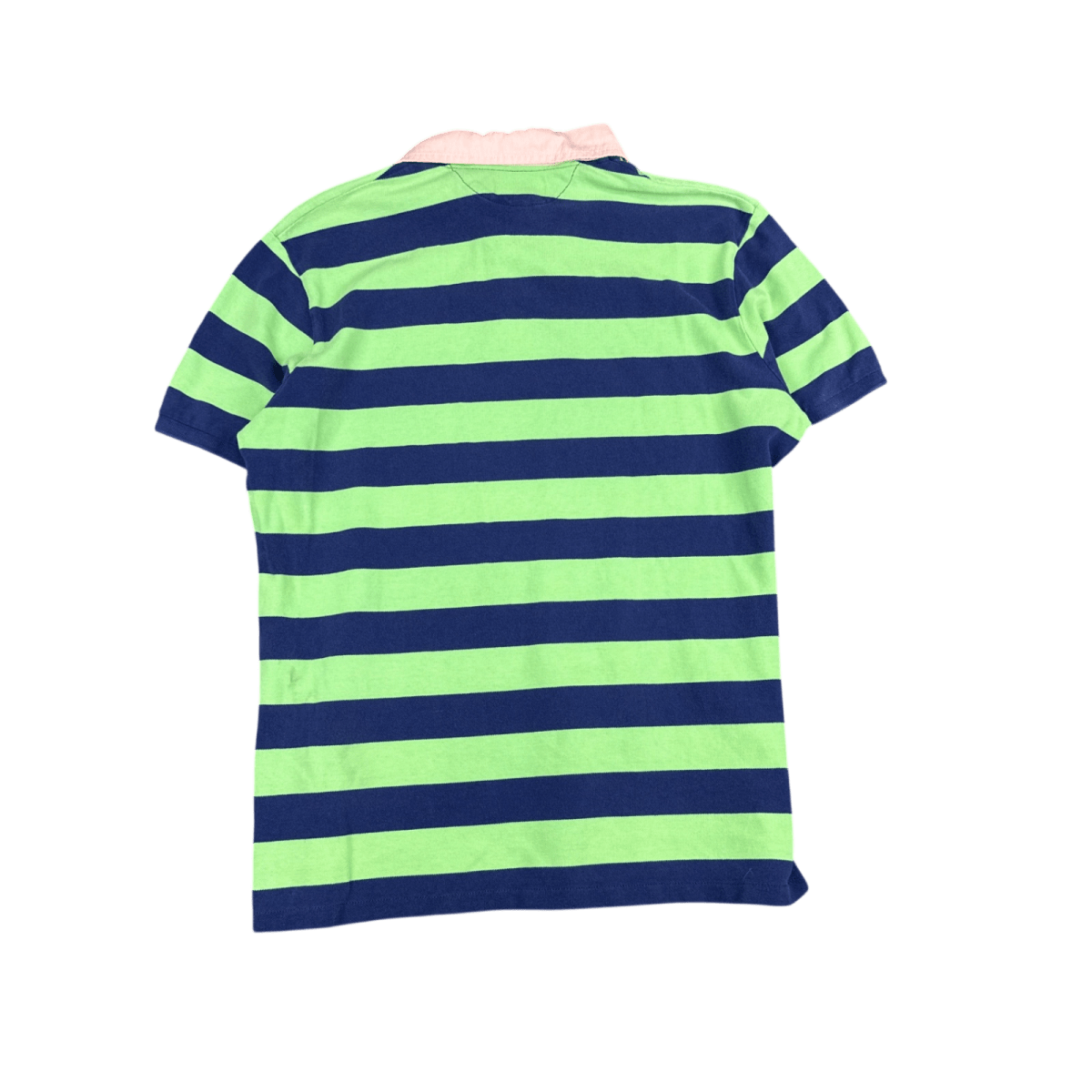 Polo by Ralph Lauren Custom Fit Polo - Green/Navy Stripe (XL)