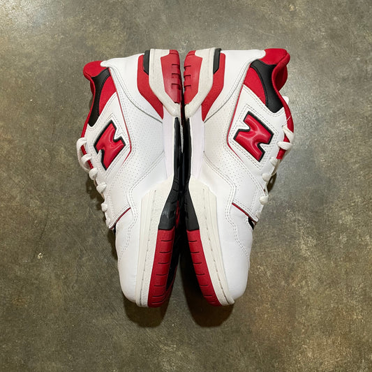 New Balance 550 White Red (No Box) 10.5