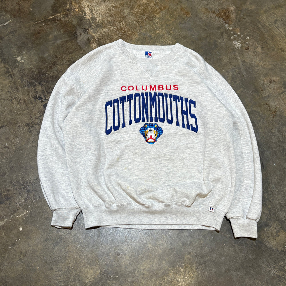 Vintage Columbus Cottonmouths Sweatshirt - Grey