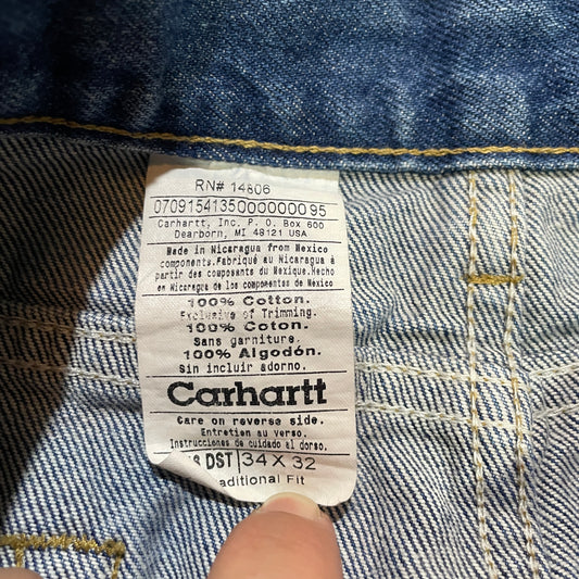 Denim Carhartt Straight Jeans 34x32