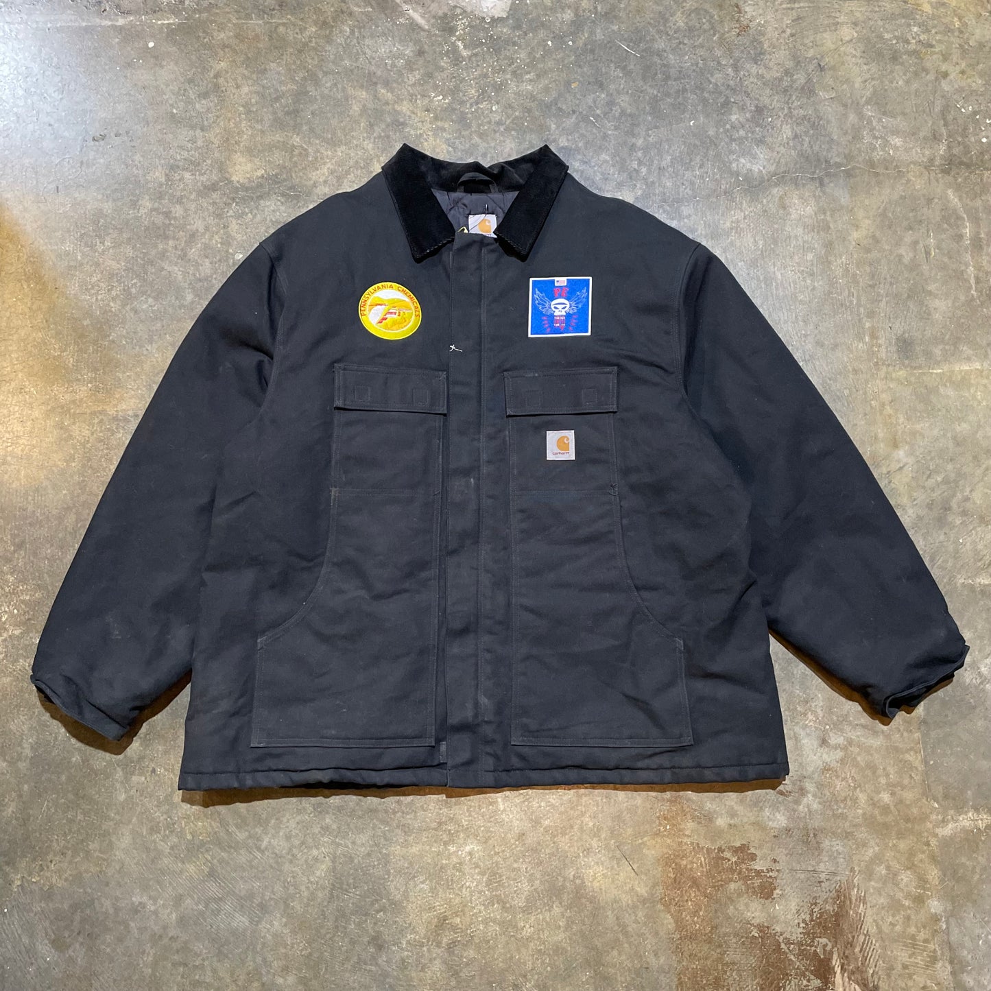 Black Carhartt Pennsylvania Chemicals Detroit Jacket