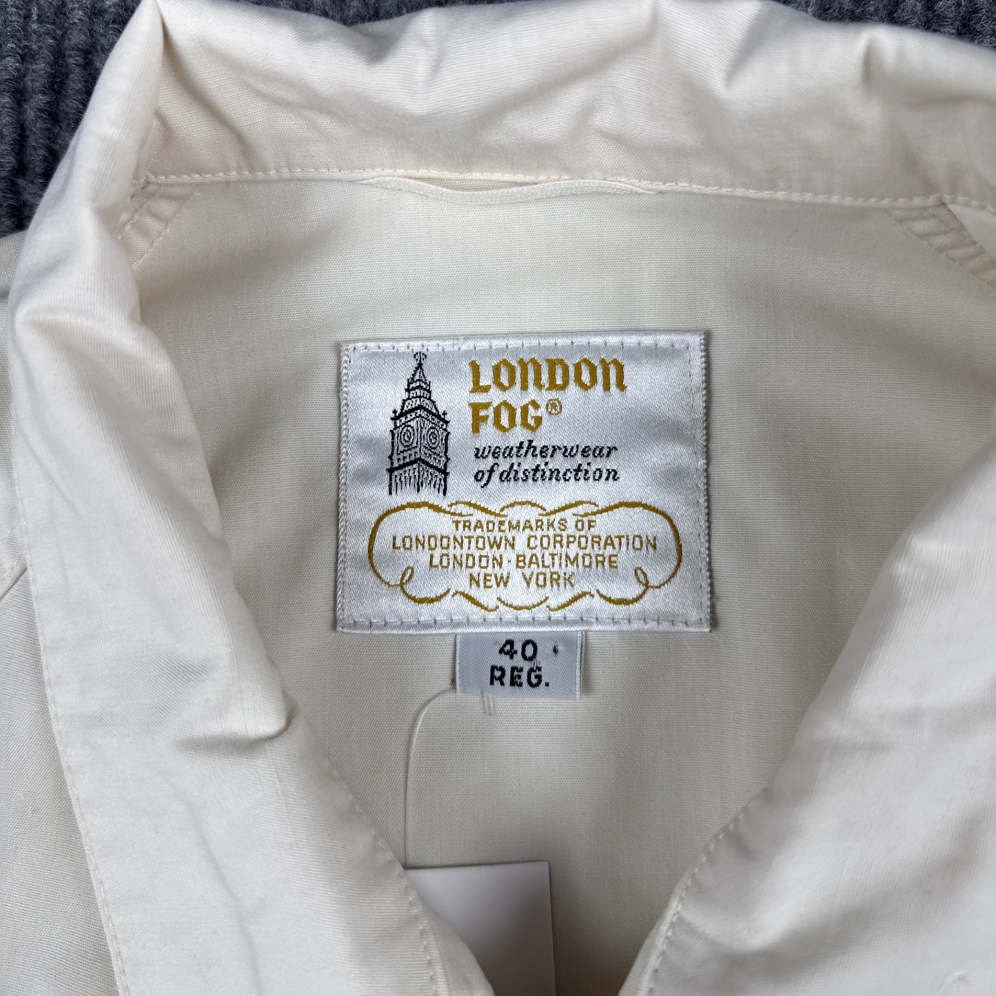 London Fog Weatherwear Jacket - Cream (L)