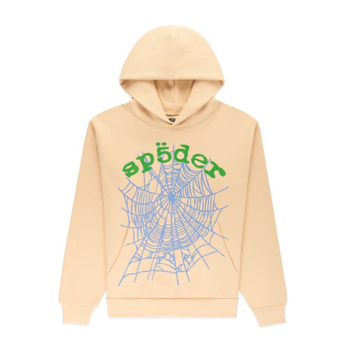 Sp5der OG Web V2 Hoodie Cream