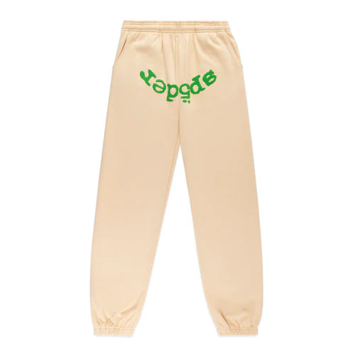 Sp5der OG Web V2 Sweatpants Cream