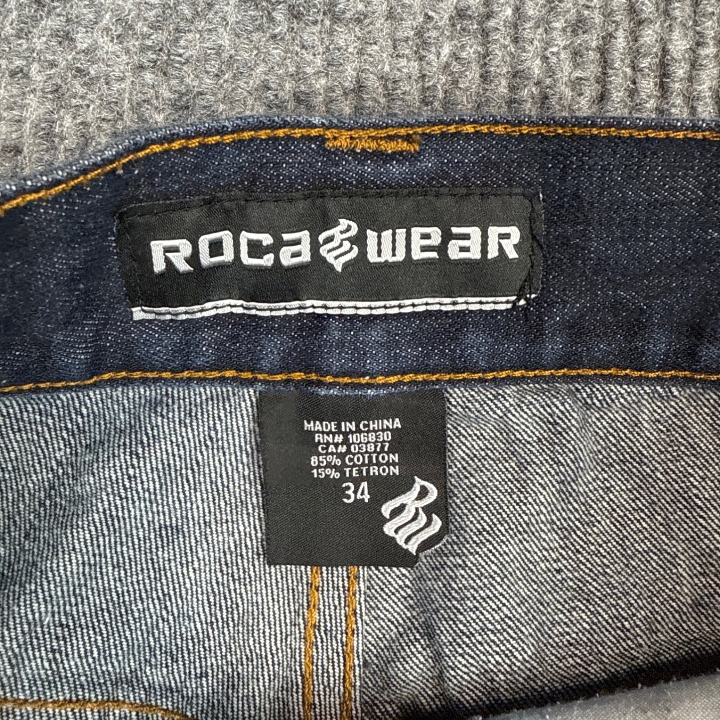 Rocawear Denim Jeans - Dark Wash (34x32)