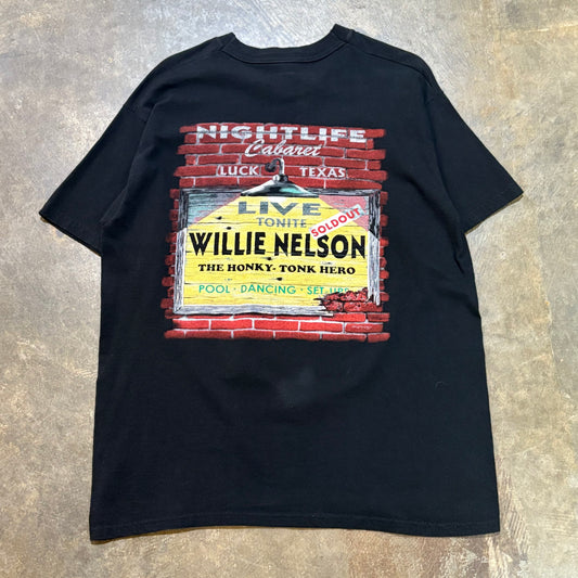 Black Willie Nelson Tee