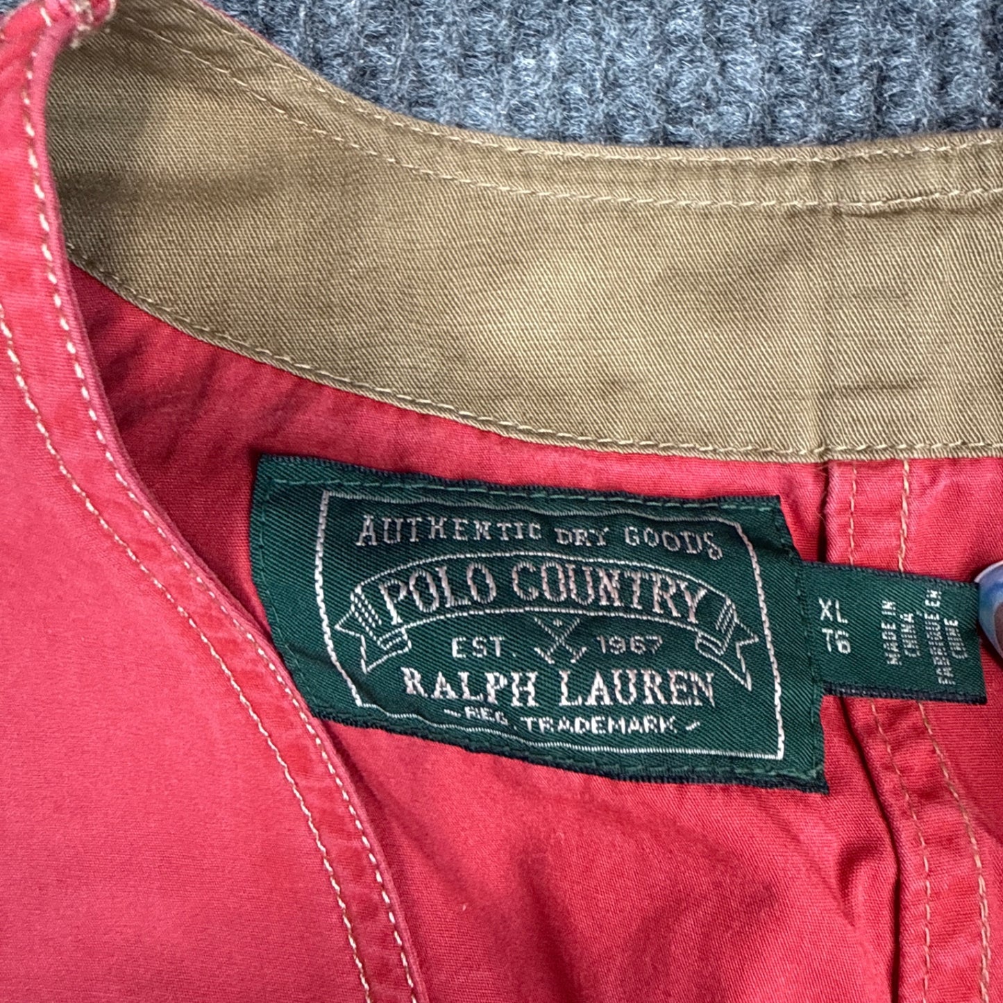 Polo Country Ralph Lauren Vest - Red (XL)