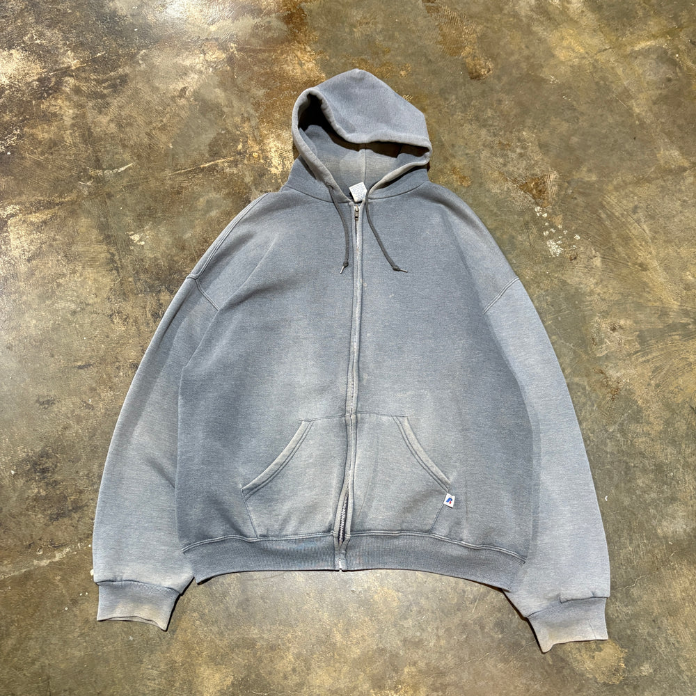 Faded Russell Zip-Up Hoodie