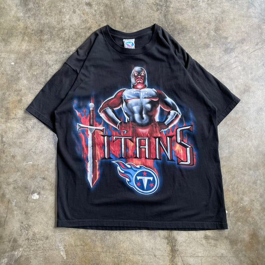 DS Black Liquid Blue Tennessee Titains Tee