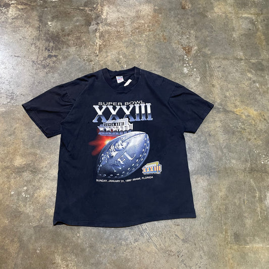 Black Super Bowl XXXIII Tee