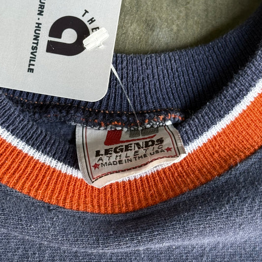 Navy Auburn Block Letters Sweatshirt