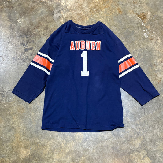 Auburn Throwback 3/4 Sleeve Jersey #1