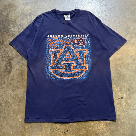 Auburn University Wet Graphic Jerzees Tee