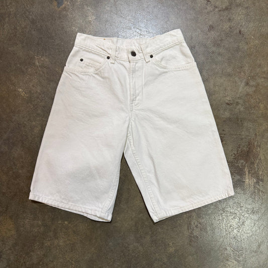 White Orange tab 560 Levi's Jorts