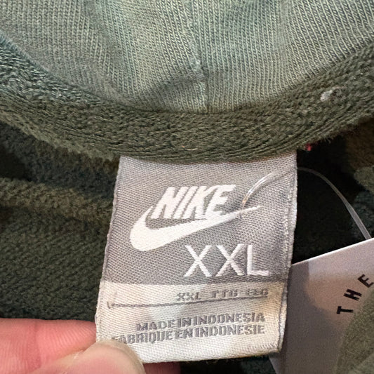 Distressed Olive Nike Hoodie