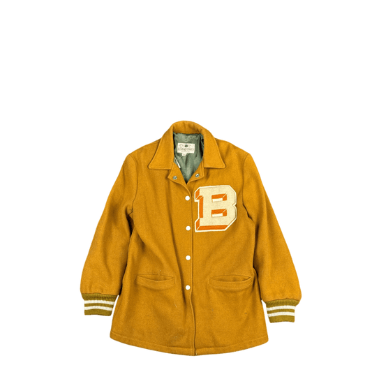 Standard Pennant Varsity Jacket - Mustard Yellow