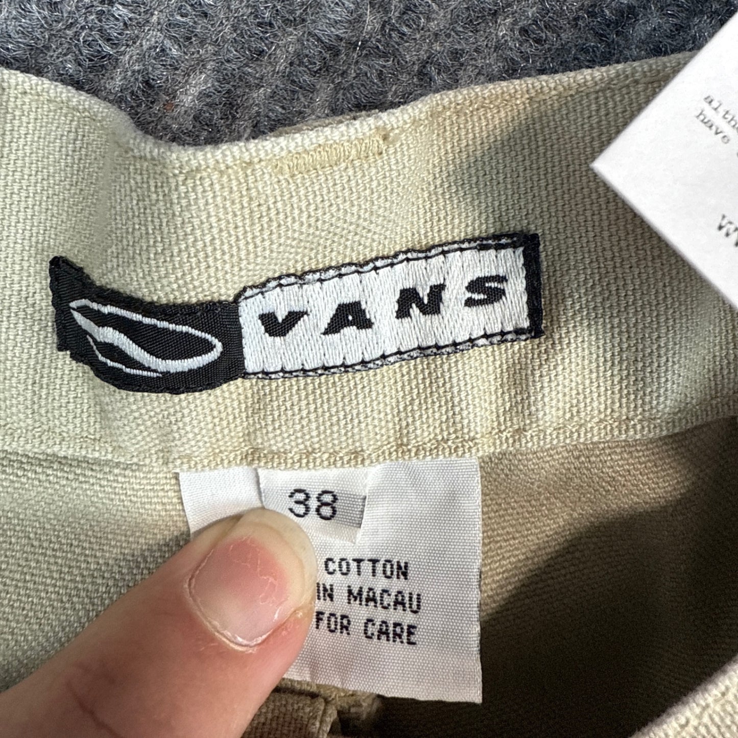 Vans Cargo Pants - Tan (38x32)