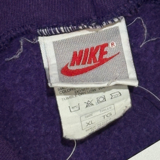 Purple Nike Tonal White Tag Hoodie
