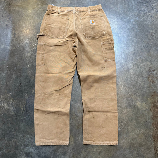 Tan Carhartt Black Stained Double Knee