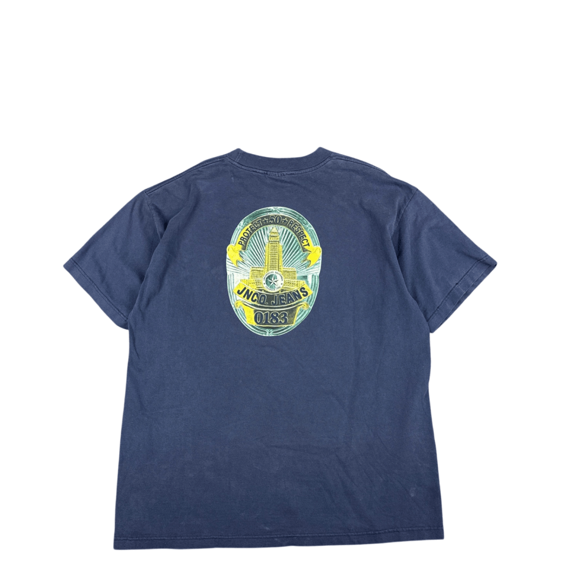 JNCO Five-O Crime Scenes Tee - Navy Blue (L)