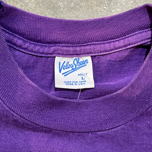1993 Tom and Jerry Purple Cartoon Tee