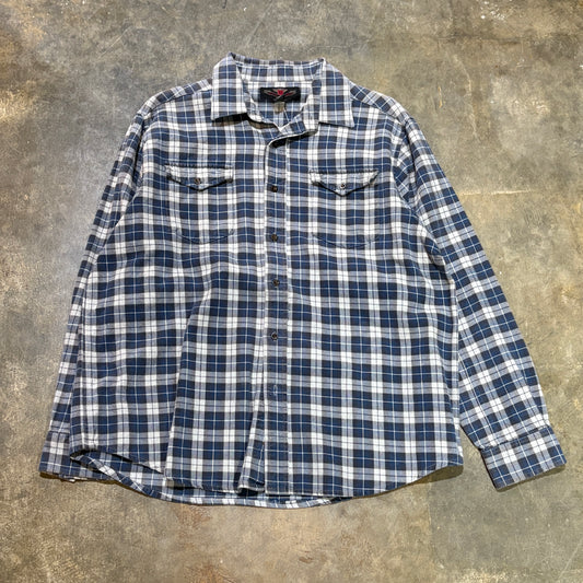 Steve & Barry's Grey and Blue Flannel