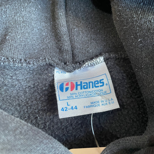 Black Harley Davidson Cursive Faded Rose Hoodie