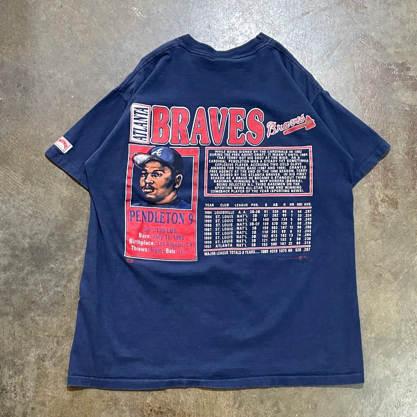 Vintage Braves Terry Pendleton Tee