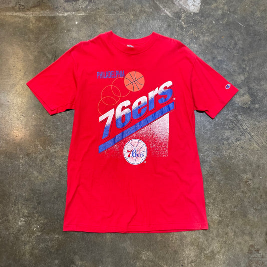 Philadelphia 76ers Champion Tee Red