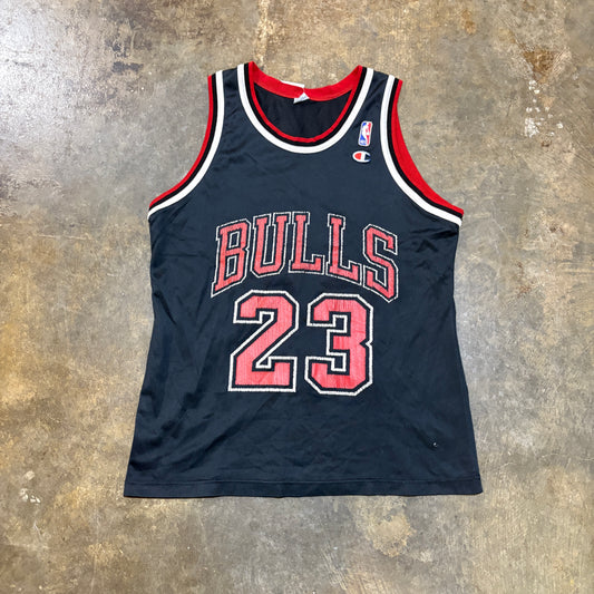 Youth Black Michael Jordan Bulls Champion Jersey