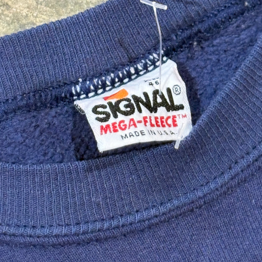 Signal Mega-Fleece Auburn Navy Crewneck