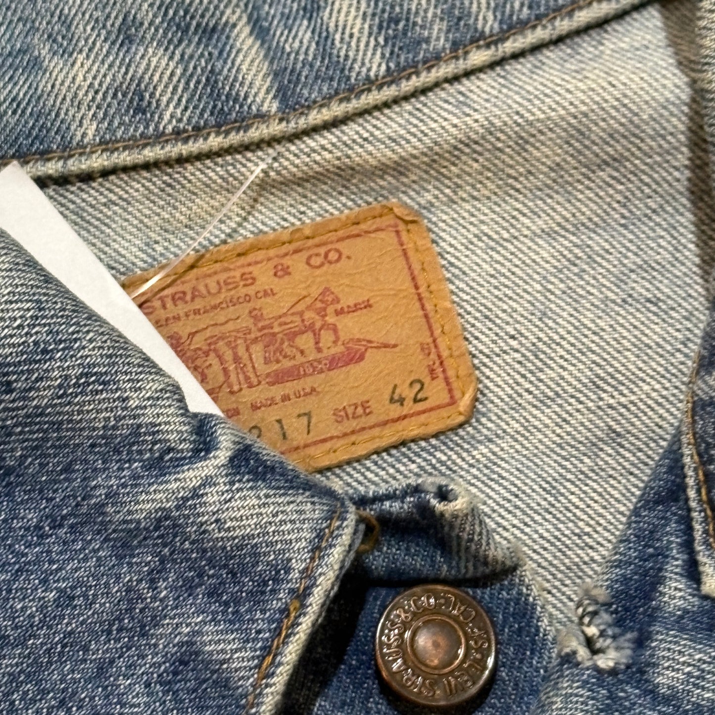 1980s Levis 70505 Denim Trucker Jacket (L)